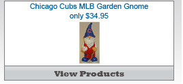 Chicago Cubs MLB Garden Gnome