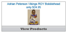 Adrian Peterson Vikings Rookie of the Year Bobblehead